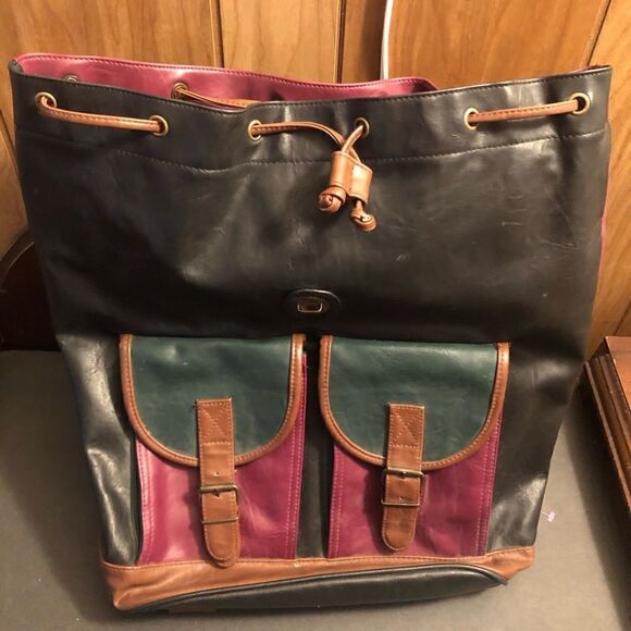 The Original Arizona Jean Co vinyl backpack. Vintage 90’s - Picture 6 of 8